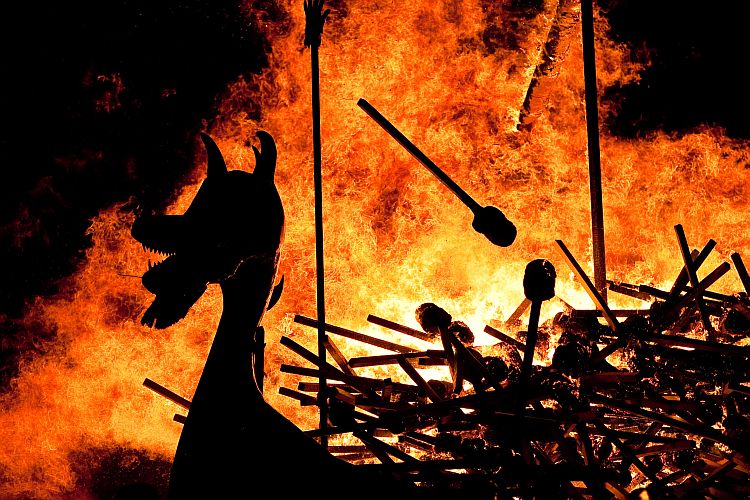 Burning of the Galley - Lerwick Up Helly Aa 2009 Burning of the Galley - Lerwick Up Helly Aa 2009